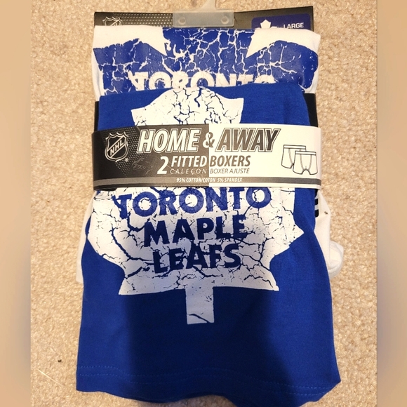 NWT Toronto Maple Leafs Fitted boxers, Large - Picture 1 of 2